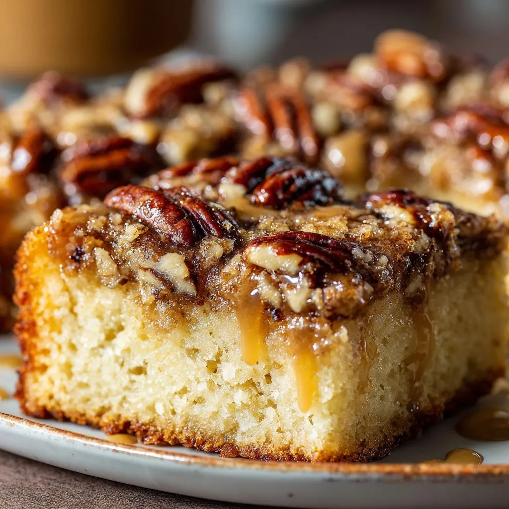 Gooey Butter Pecan Cake Recipe