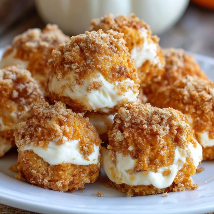 Air Fryer Pumpkin Cream Cheese Bites