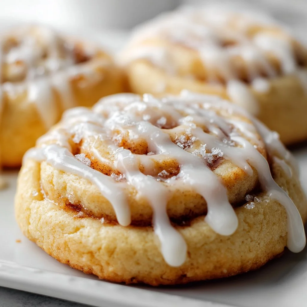 Soft Cinnamon Roll Sugar Cookies