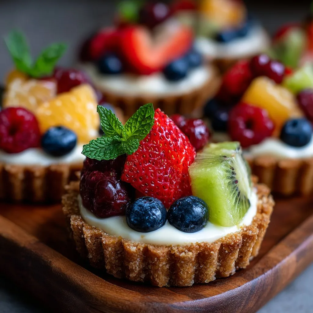 Cream Cheese Fruit Tartlets (Mini Size)