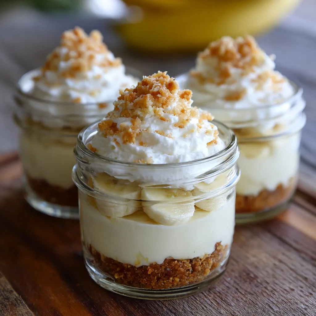 Banana Cream Pie Jars