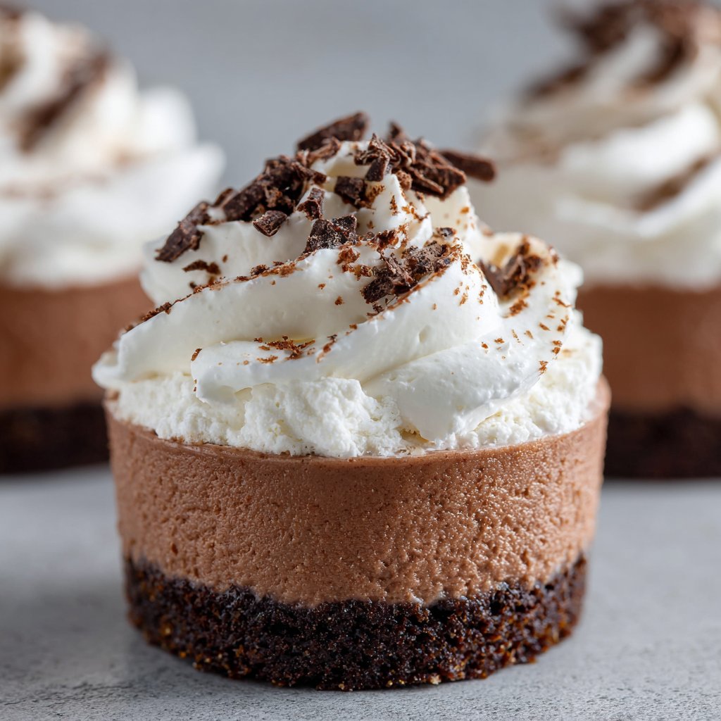 No-Bake Mocha Mousse Cups