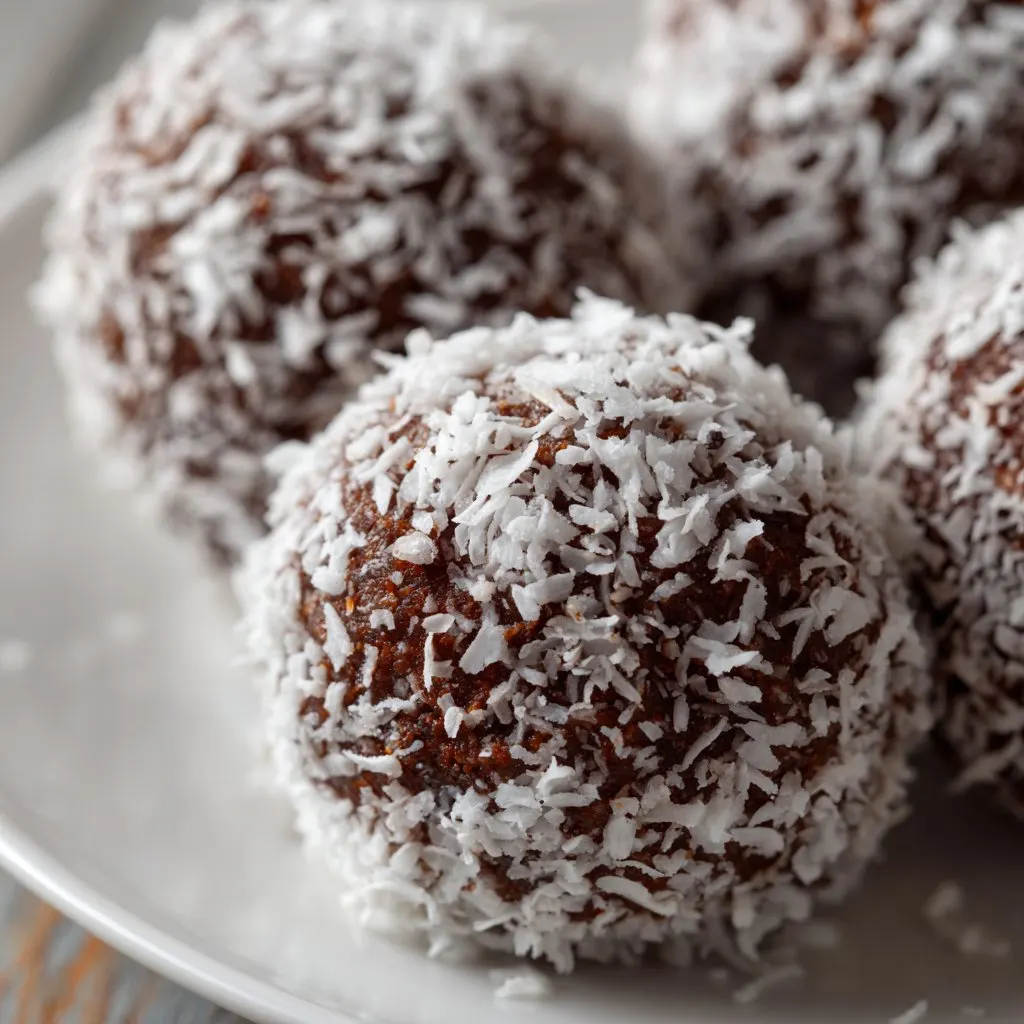 Chocolate Coconut Snowballs