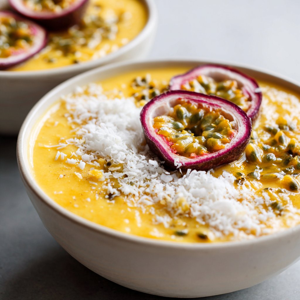 Mango Passionfruit Smoothie Bowls