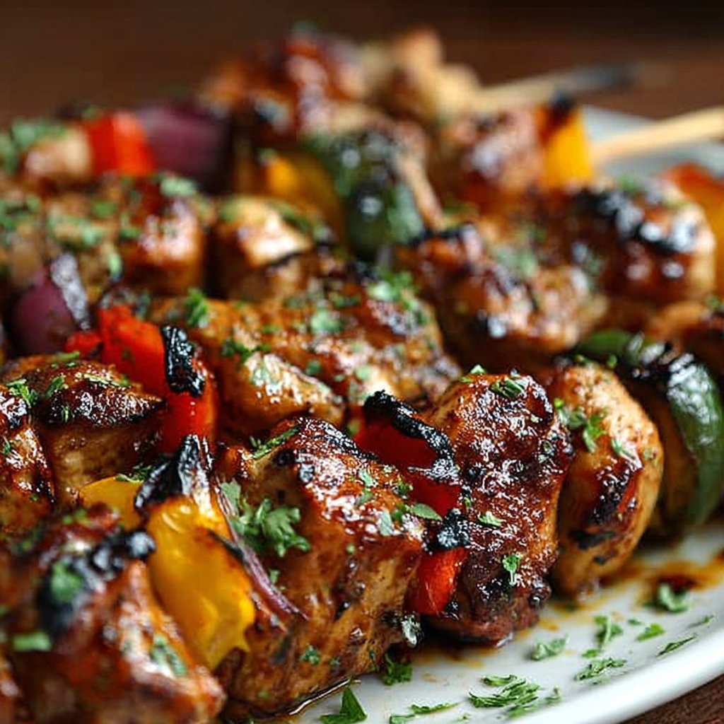 15-Minute BBQ Chicken Kabobs for Busy Summer Nights