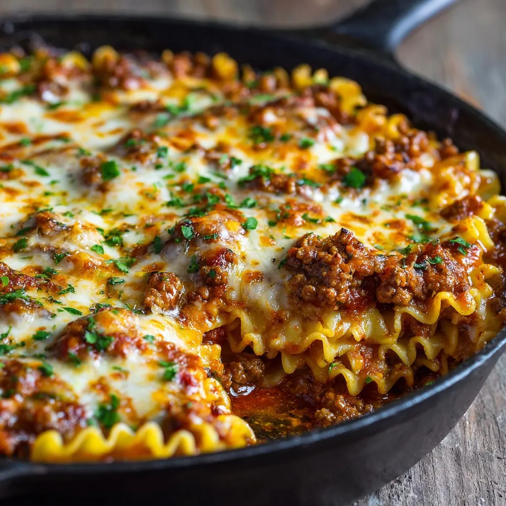 Lazy Lasagna Skillet for Moms Who Don’t Want to Layer Noodles