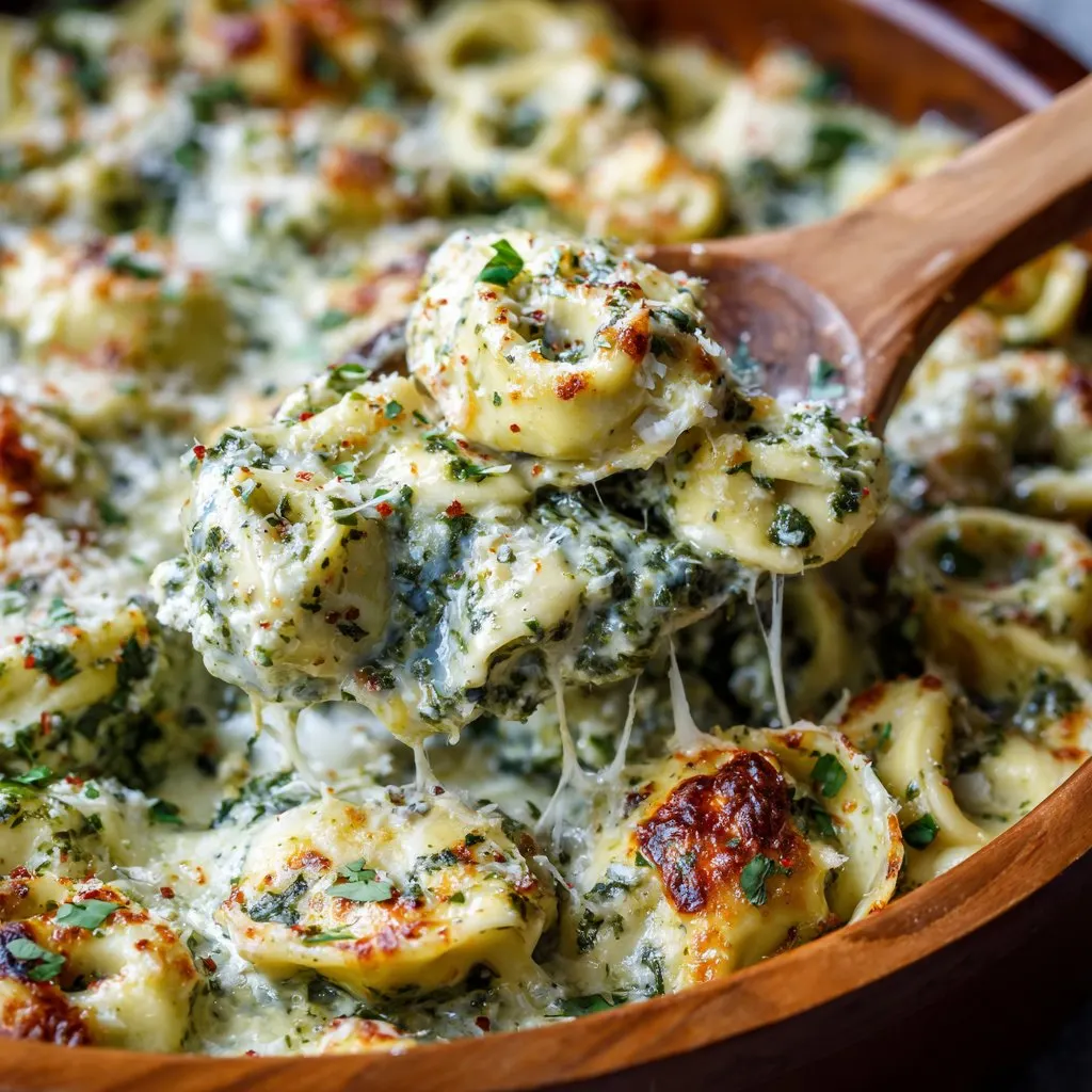 Creamy Pesto Tortellini Bake Moms Can Whip Up Last Minute
