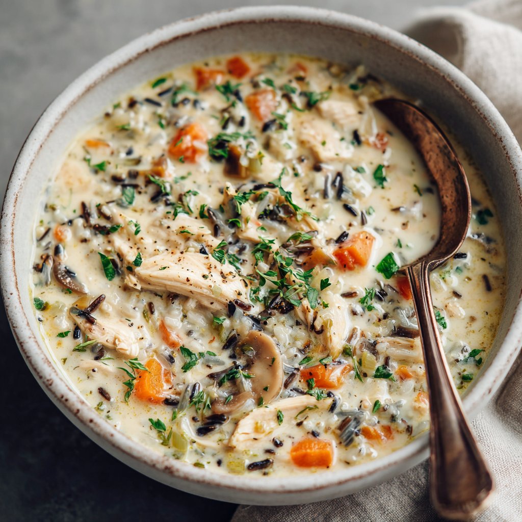 Creamy Chicken and Wild Rice Soup That Feels Like a Hug