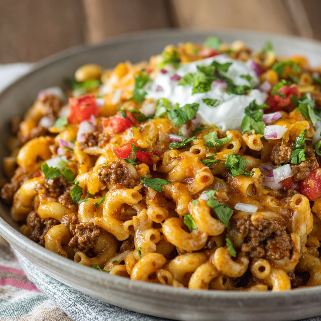 Easy Taco Mac That Combines Two Family Favorites