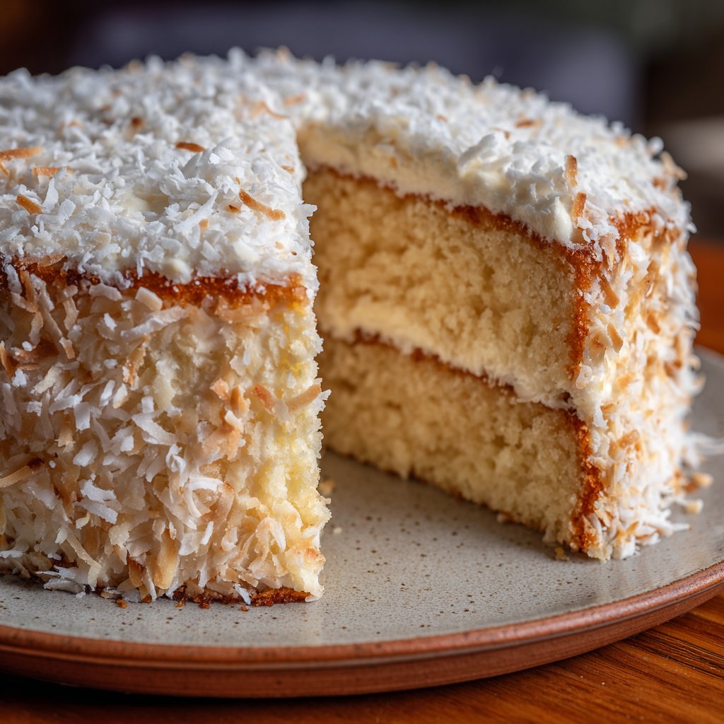 Classic Coconut Cloud Cake