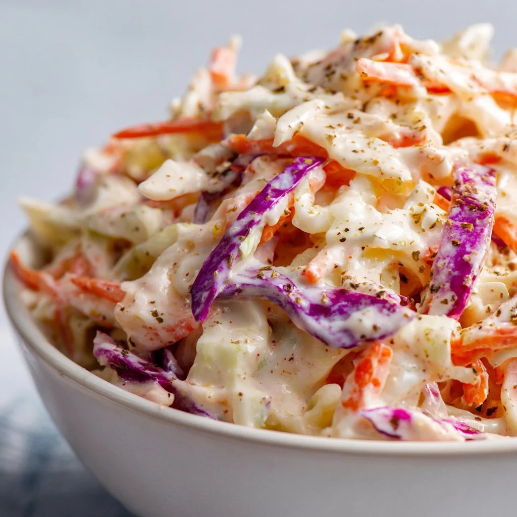 Copycat KFC Coleslaw with Creamy Tangy Dressing
