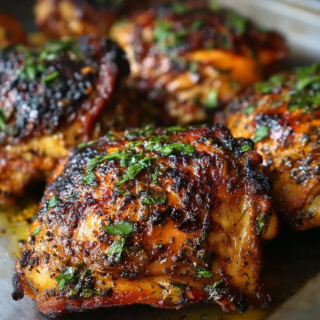 Juicy Halal Chicken Thighs in Yogurt Marinade