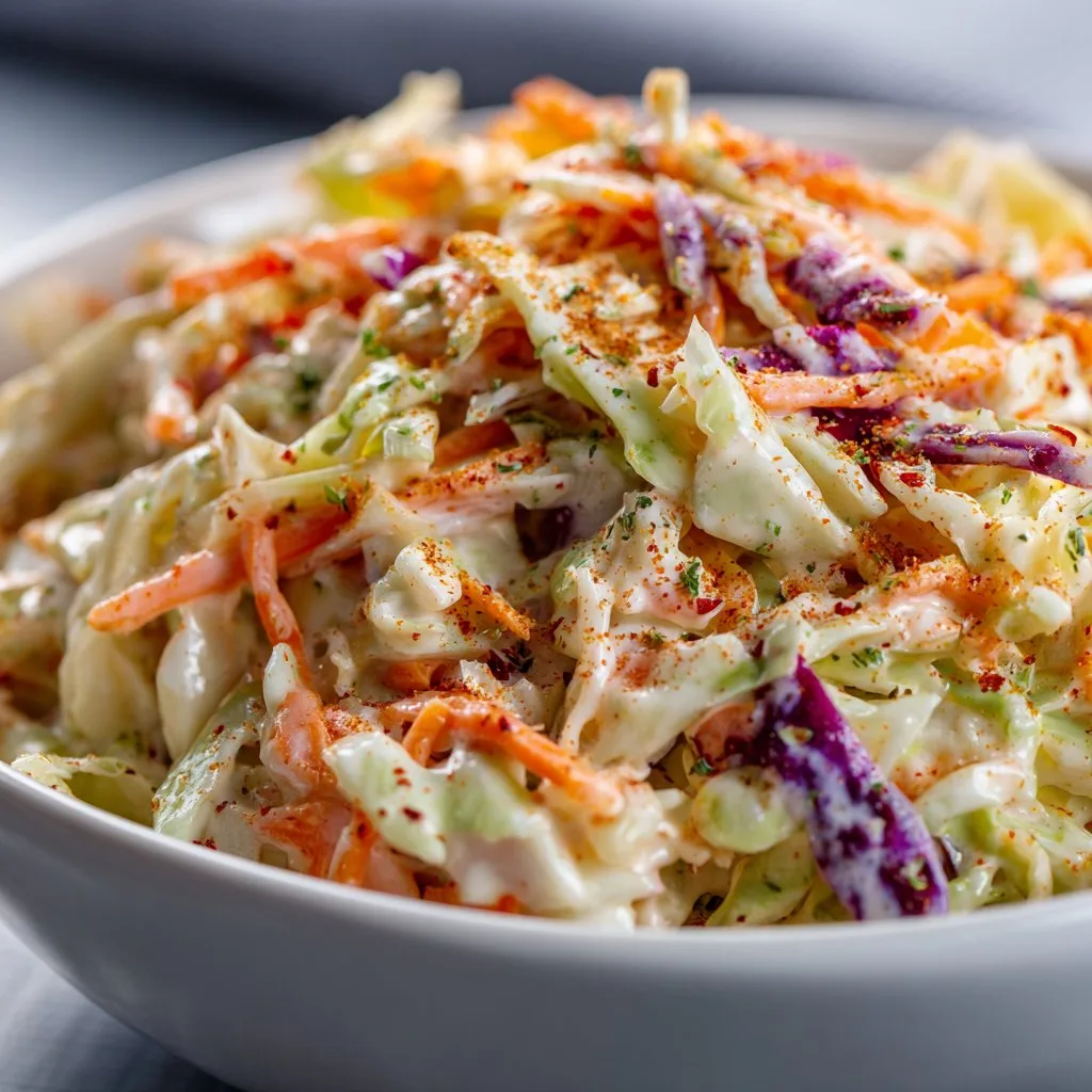 KFC Copycat Coleslaw with Tangy Buttermilk Dressing 1 KFC Copycat Coleslaw with Tangy Buttermilk Dressing