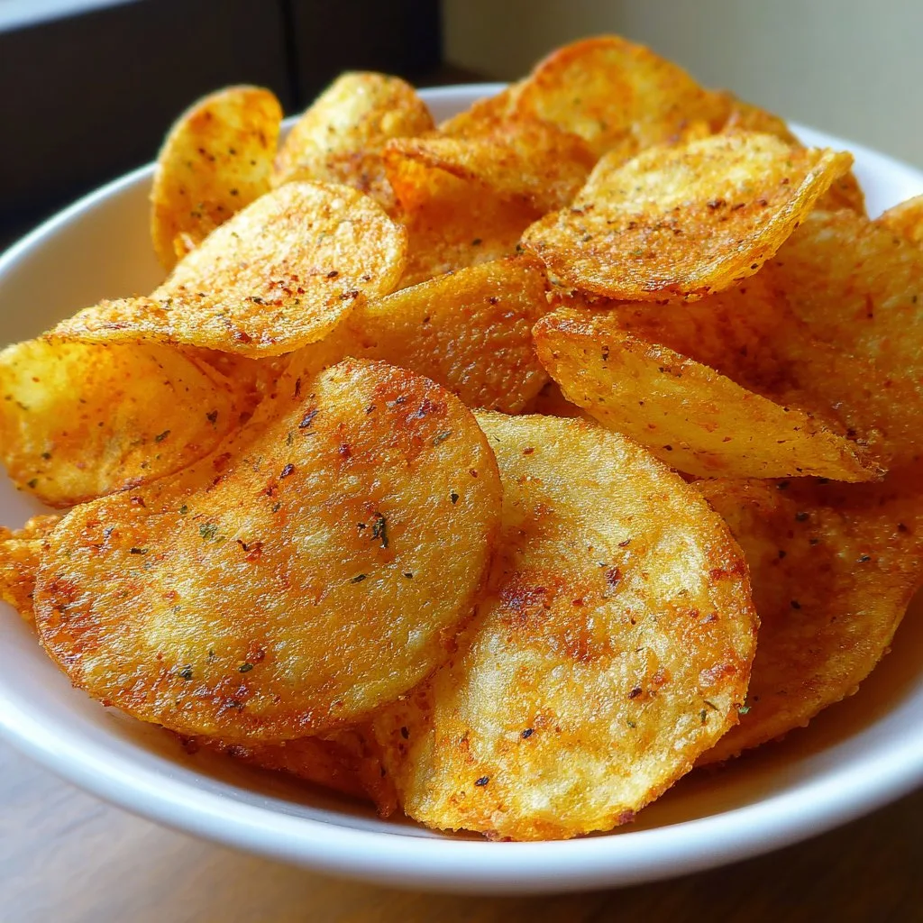 Classic Potato Chips Fried to Golden Perfection