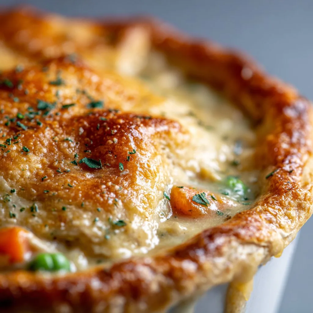 Classic Chicken Pot Pie with Buttery Crust