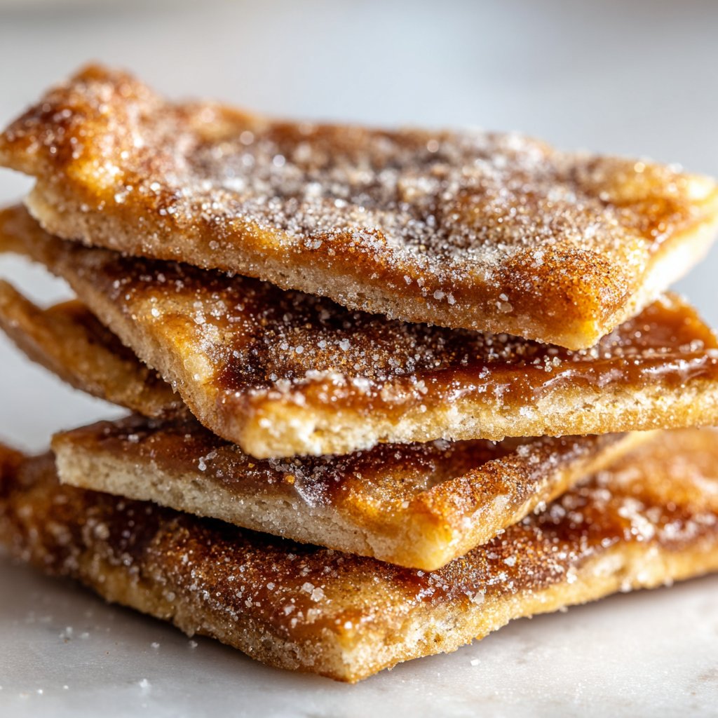 Churro Saltine Toffee with Cinnamon Sugar Crunch