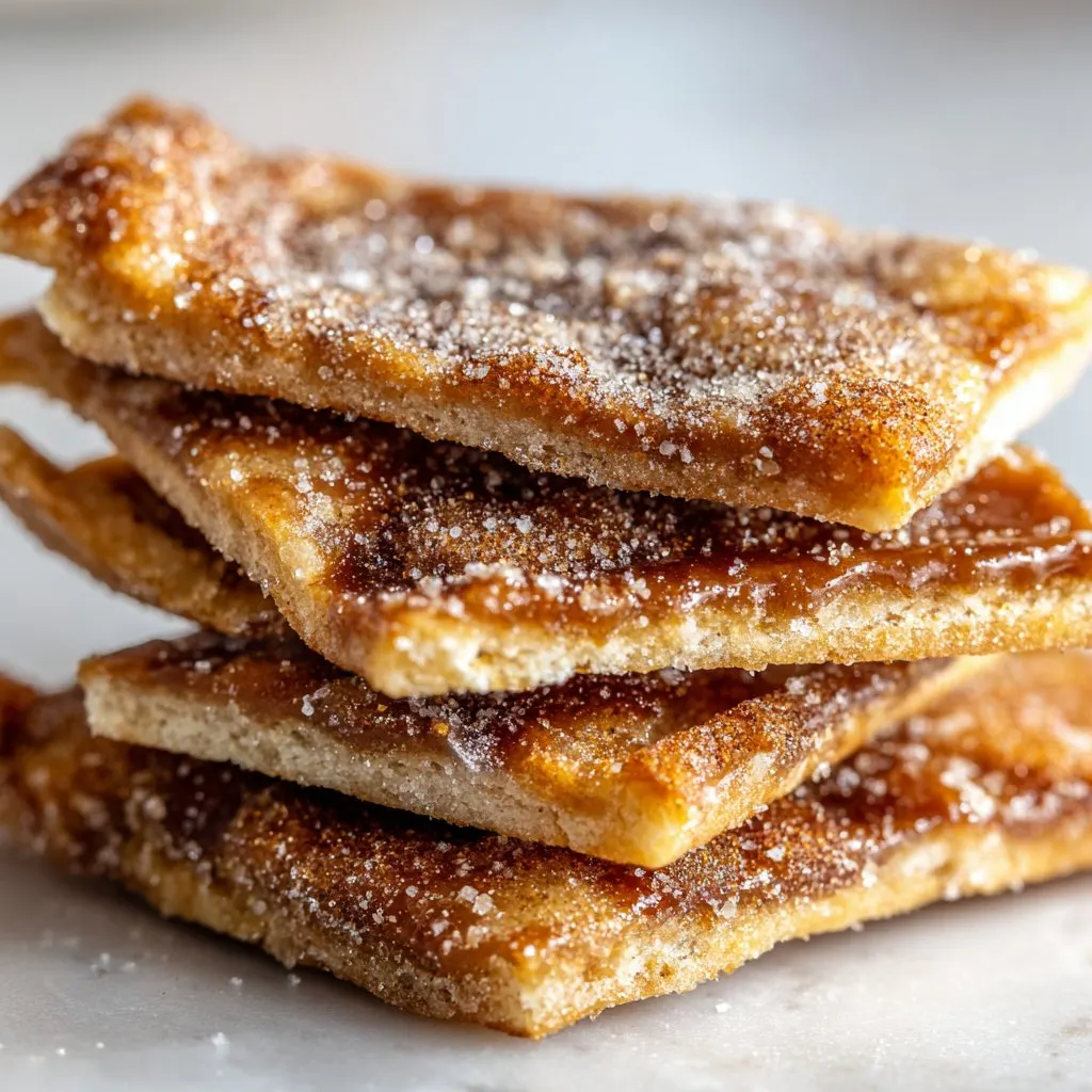 Churro Saltine Toffee with Cinnamon Sugar Crunch