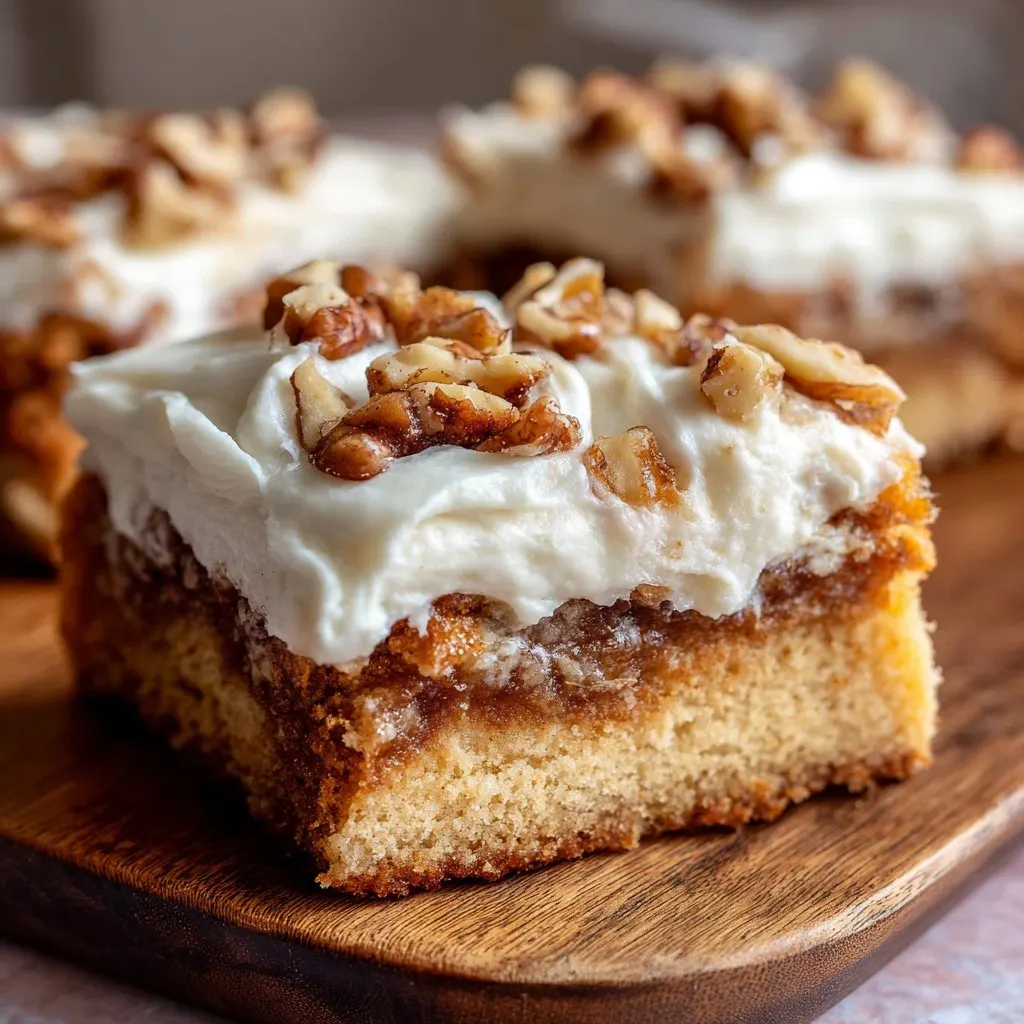 Cinnamon Roll Bars with Cream Cheese Frosting