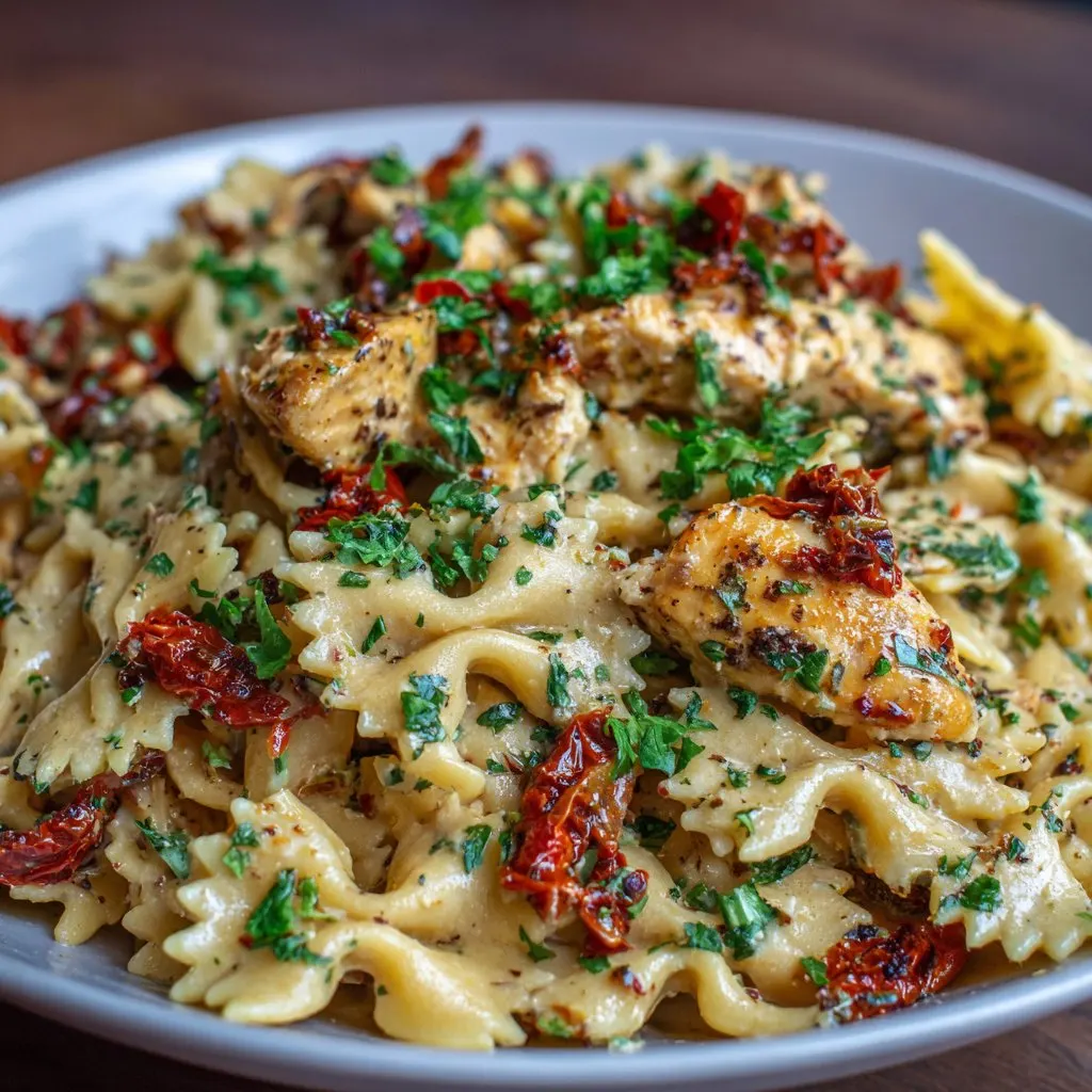 Marry Me Chicken Pasta with Sun-Dried Tomatoes
