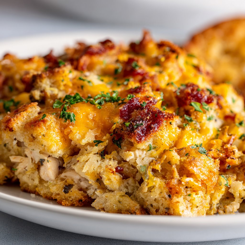 Dolly’s Chicken and Stuffing Casserole Copycat