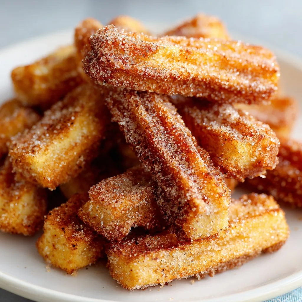 Air Fryer Churro Bites with Cinnamon Sugar