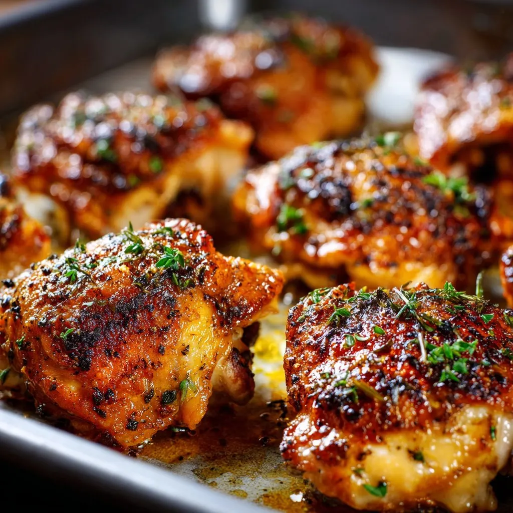Boneless Skinless Chicken Thighs in Oven