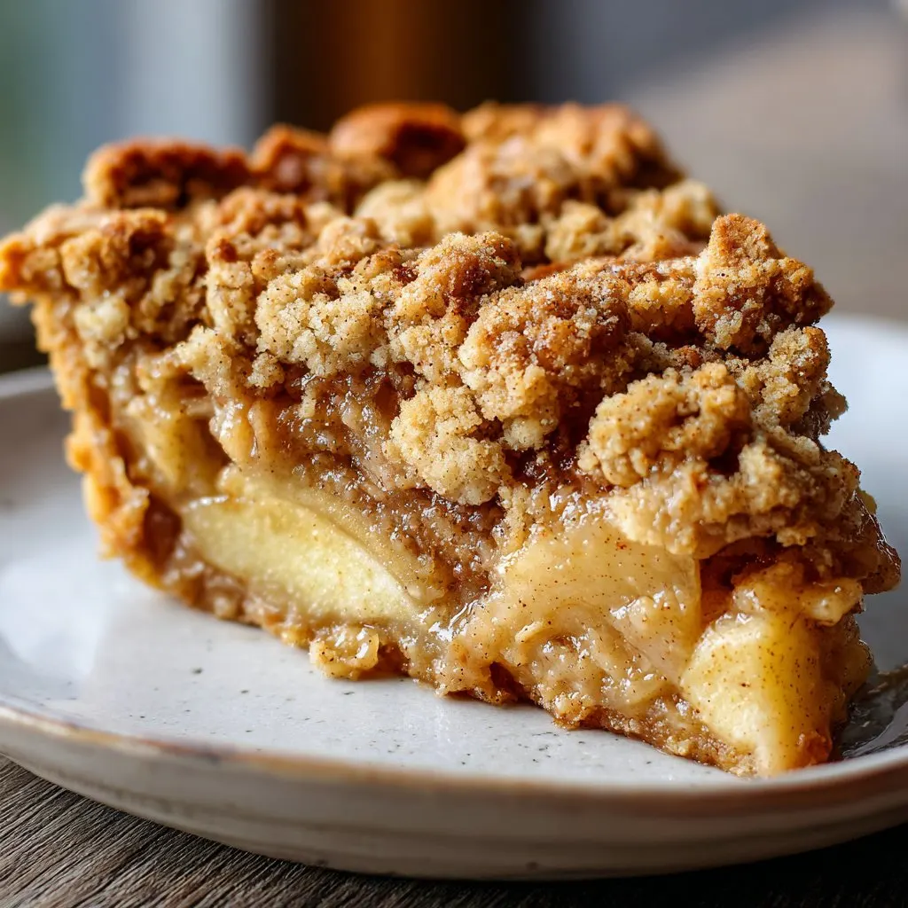 Cinnamon Apple Crumble with Butter Streusel