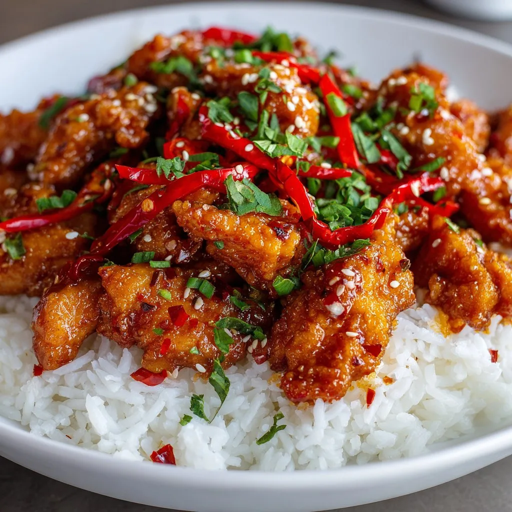 Sweet Chili Chicken – Sticky & Spicy Dinner