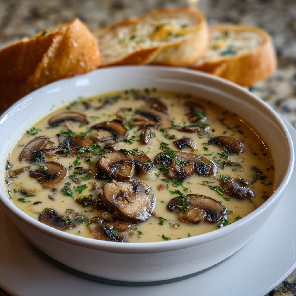 Creamy Mushroom Soup – 30 Minute Comfort Bowl