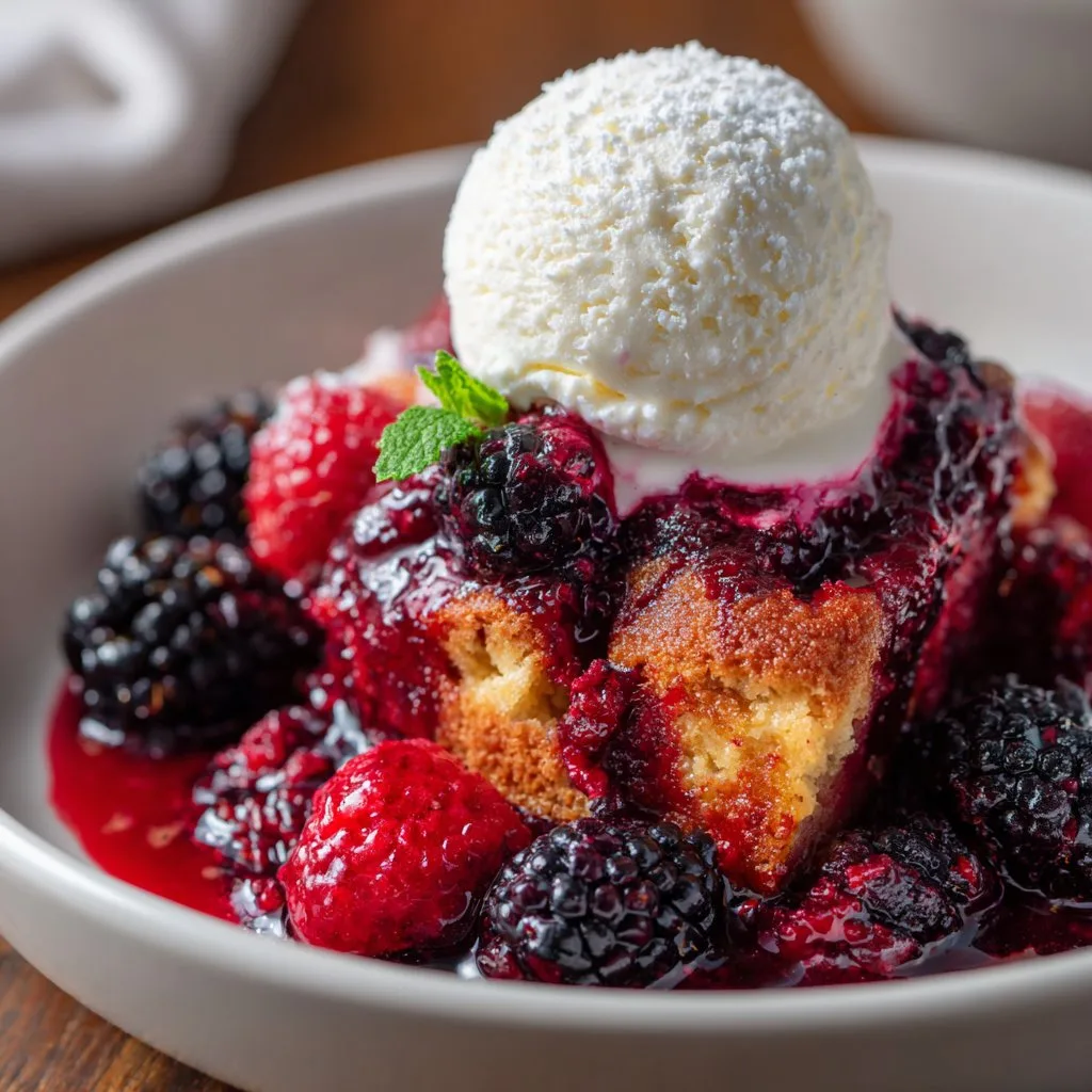 Blackberry Cobbler – Easy & Bursting with Berries
