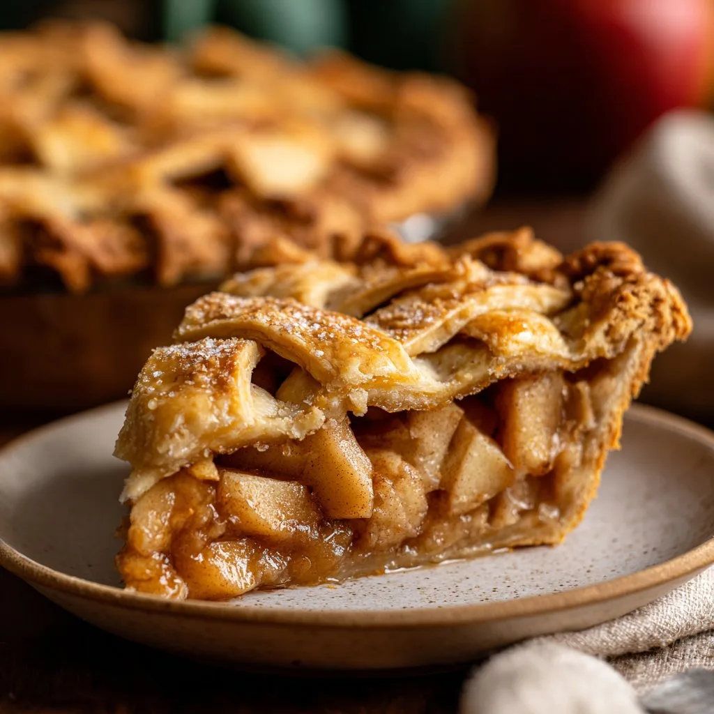Homemade Apple Pie Recipe (Flaky Crust!)