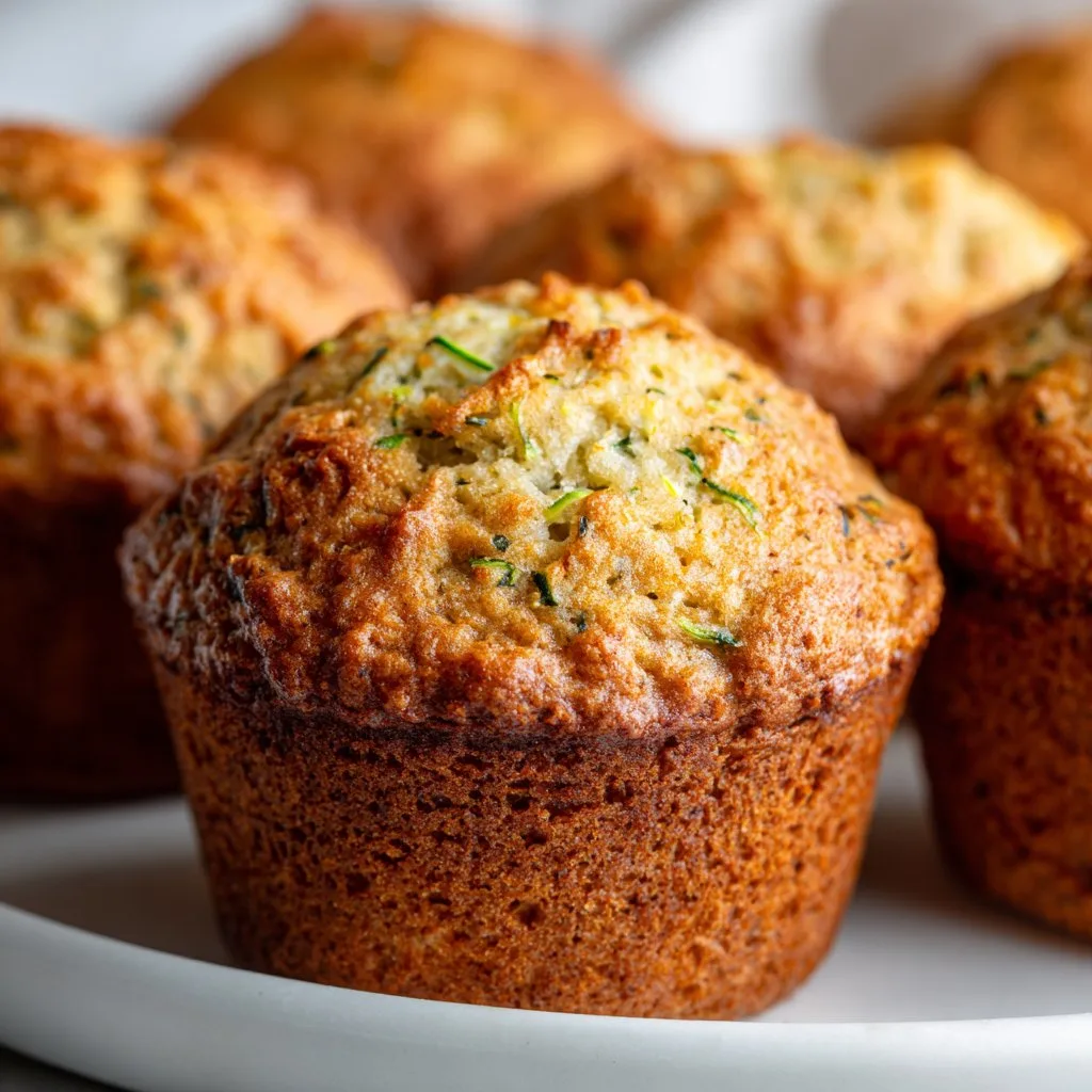 Zucchini Muffins – Soft, Moist & Low Sugar