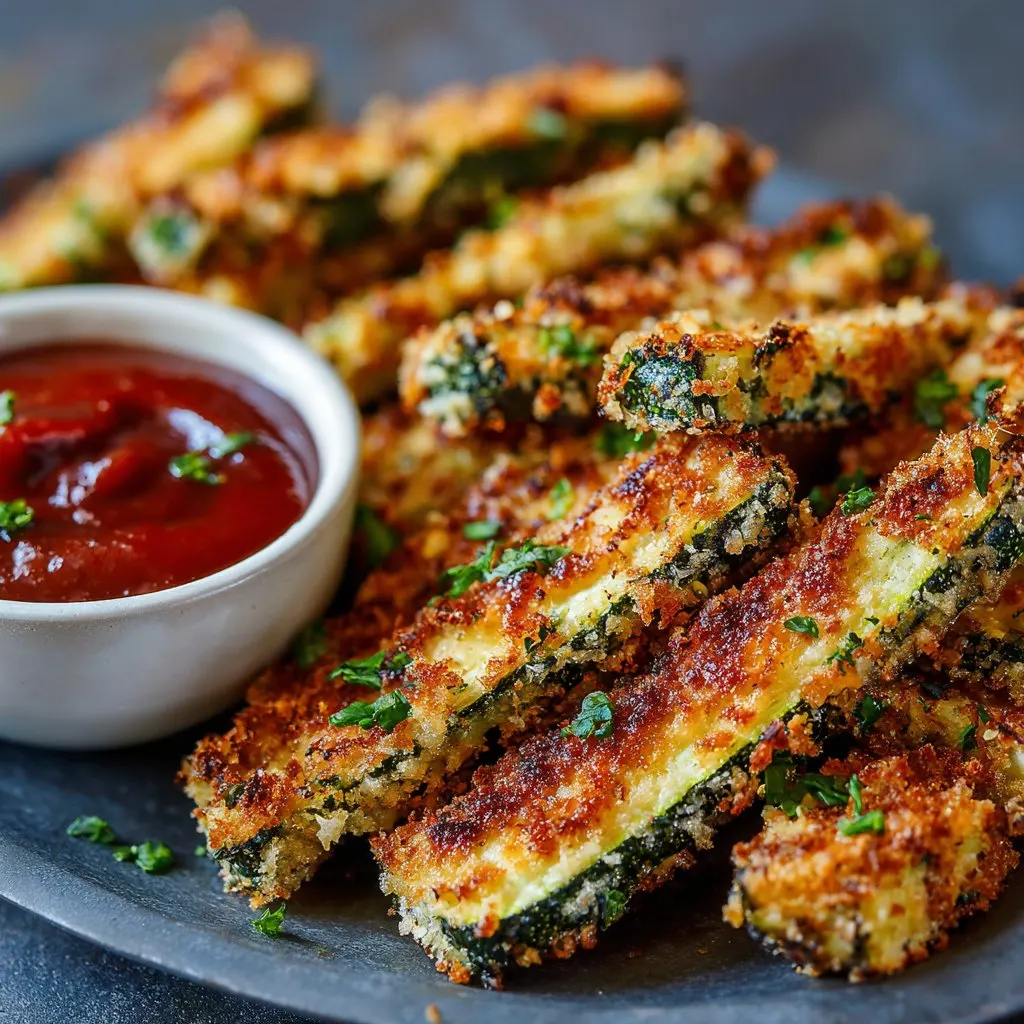 Crispy Baked Zucchini Fries – Guilt-Free Snack