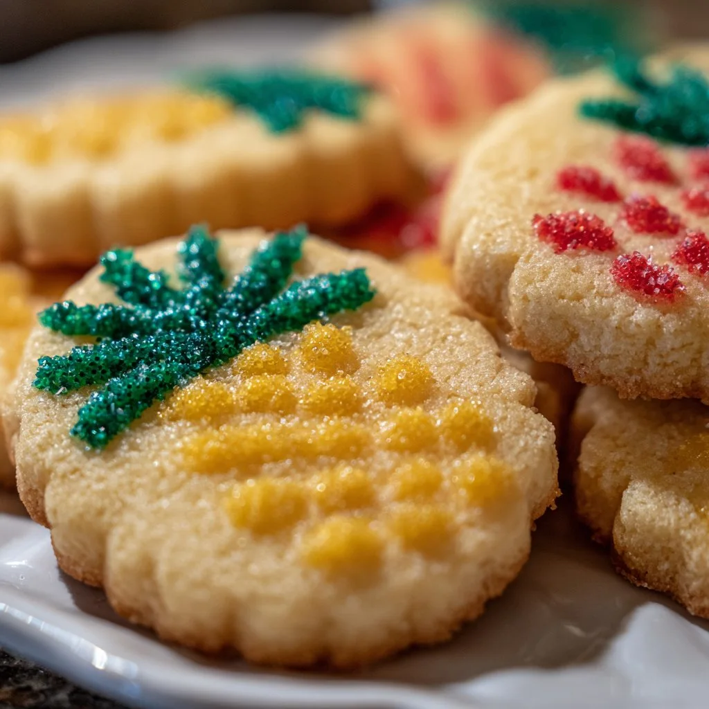 Pineapple Upside-Down Sugar Cookies