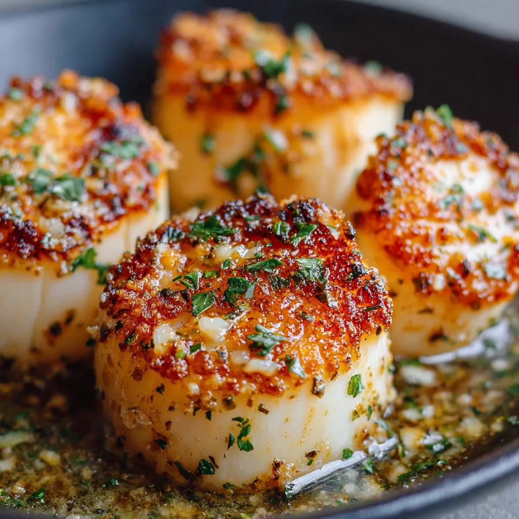 Garlic Butter Baked Scallops – Easy Elegance