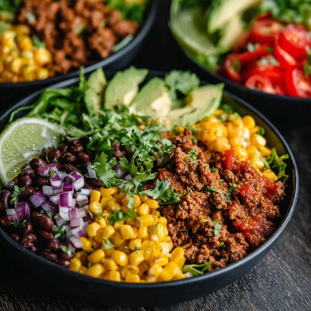 Ground Turkey and Veggie Taco Bowls – Meal Prep Winner