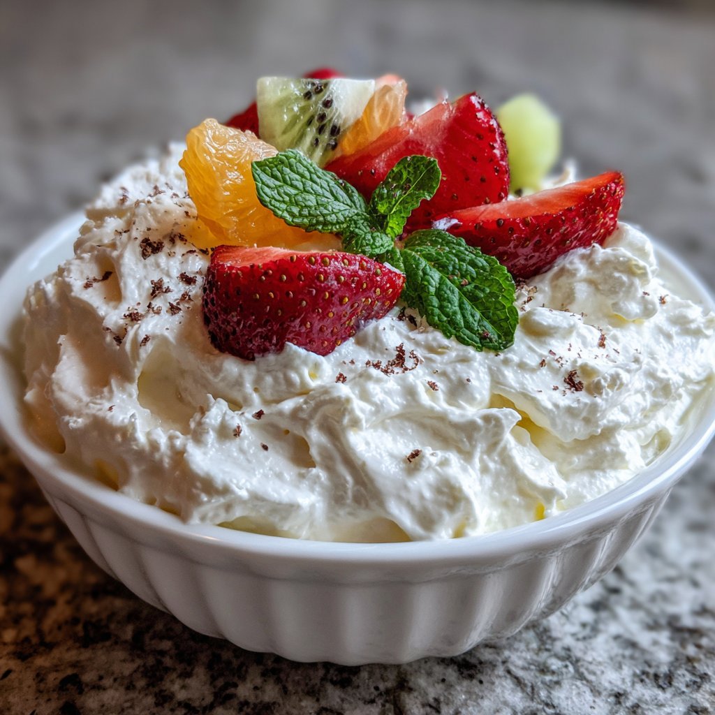 Cottage Cheese Fruit Dip – Light and Whipped Dessert