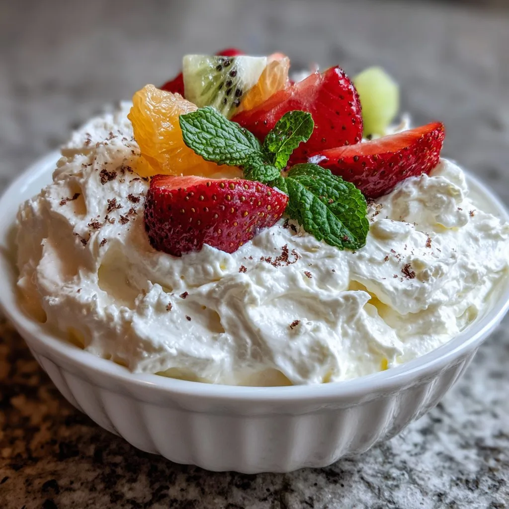 Cottage Cheese Fruit Dip – Light and Whipped Dessert