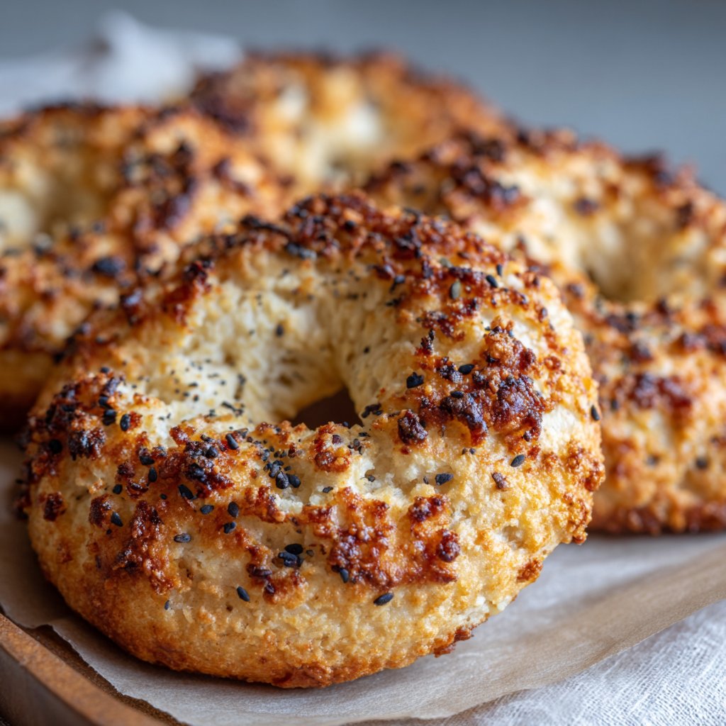 Cottage Cheese Almond Flour Bagels – Keto Friendly Option