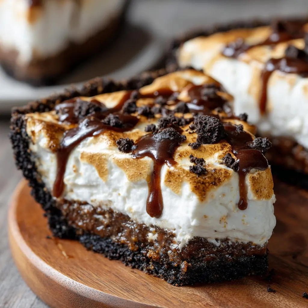 S’mores Pies with Oreo Crust – Gooey and Easy