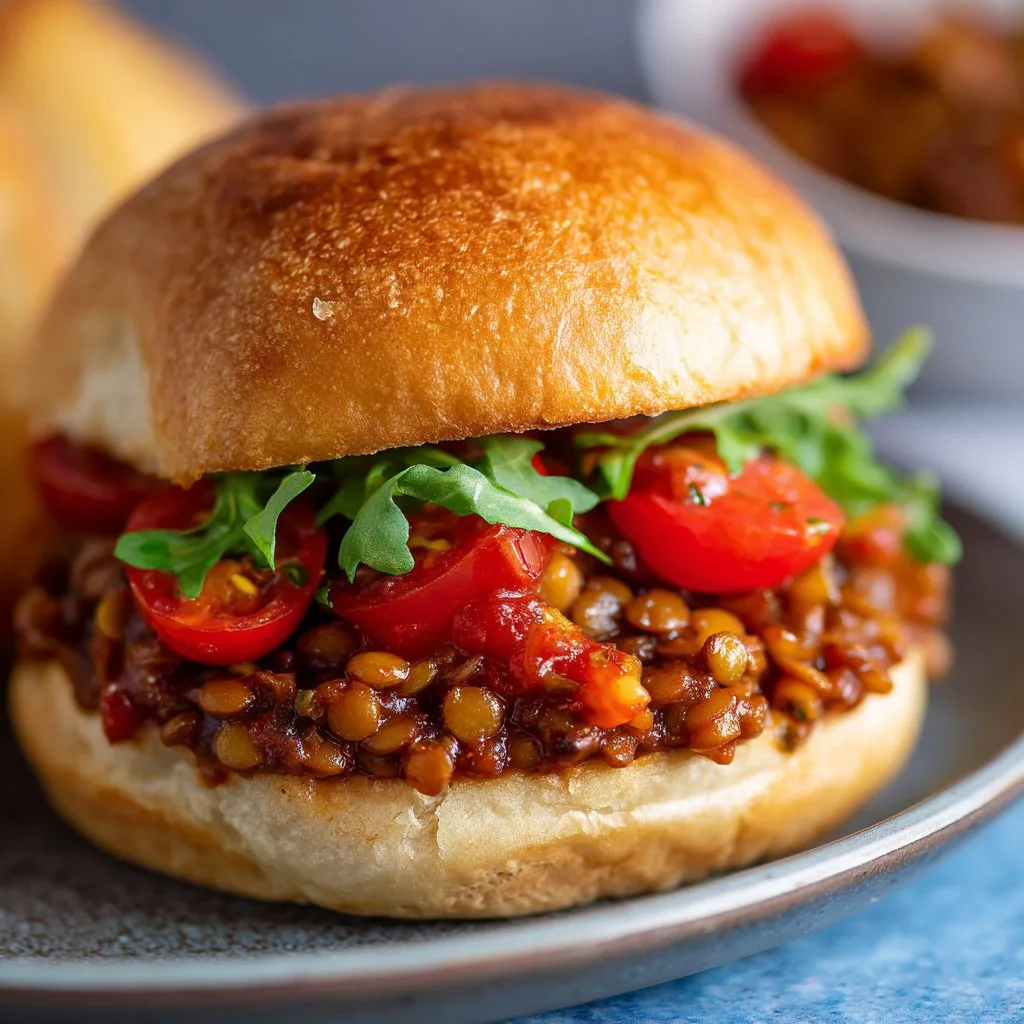 Vegetarian Sloppy Joes with Lentils