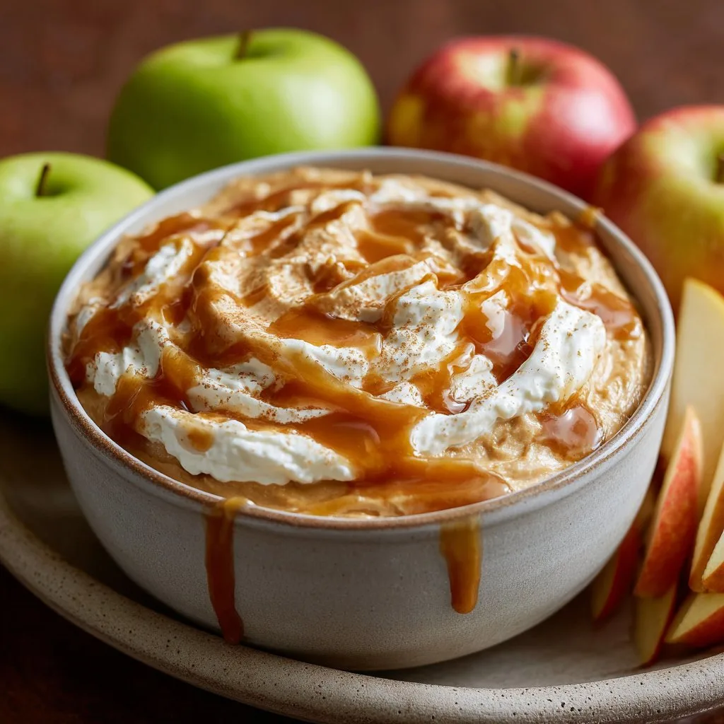 Caramel Apple Dip with Cream Cheese