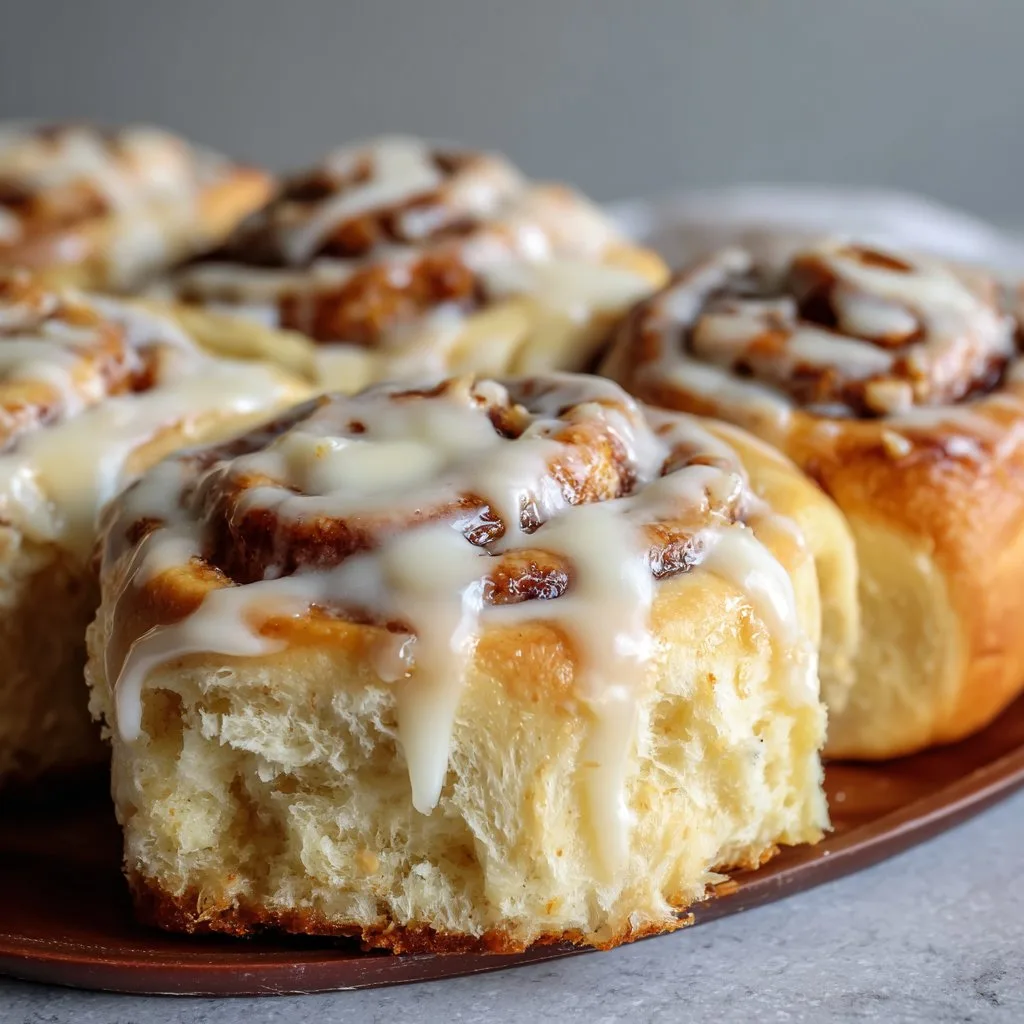 Cinnamon Rolls with Creamy Vanilla Glaze