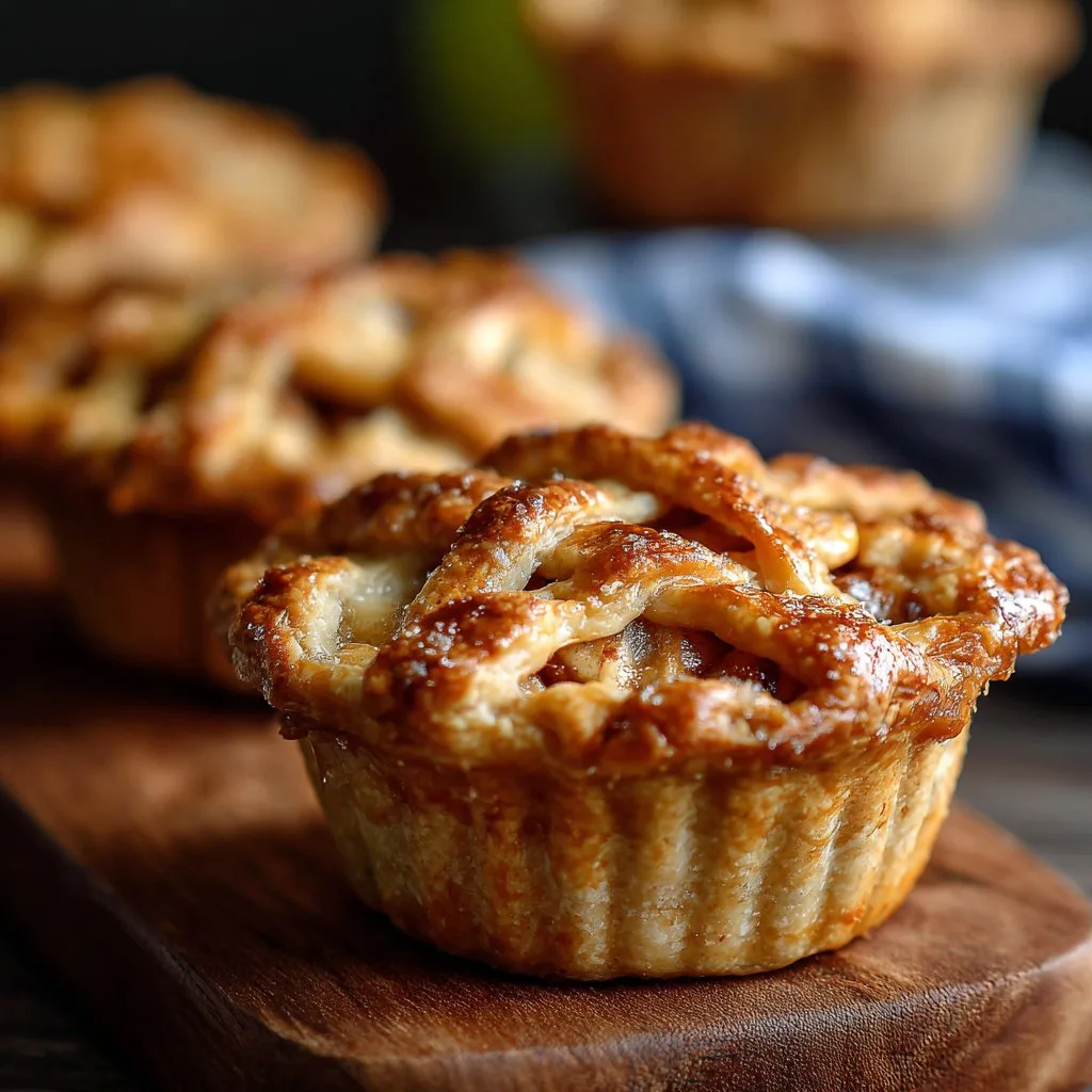 Mini Apple Pies with Flaky Crust