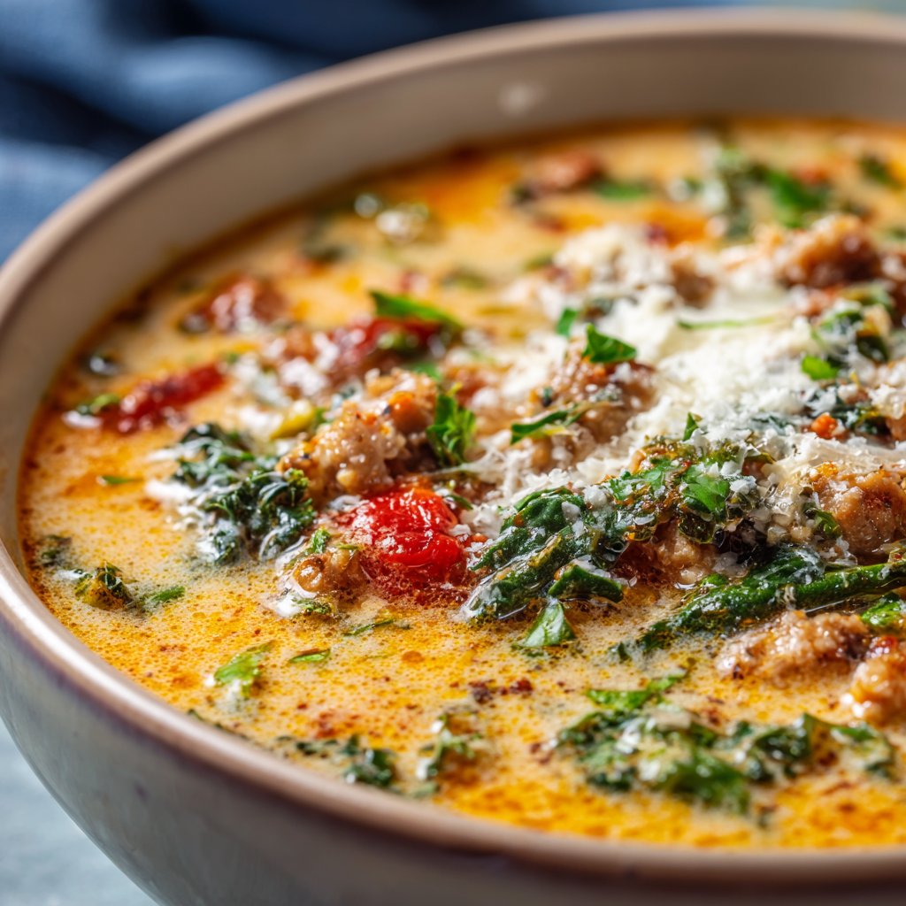 Instant Pot Keto Tuscan Soup Recipe