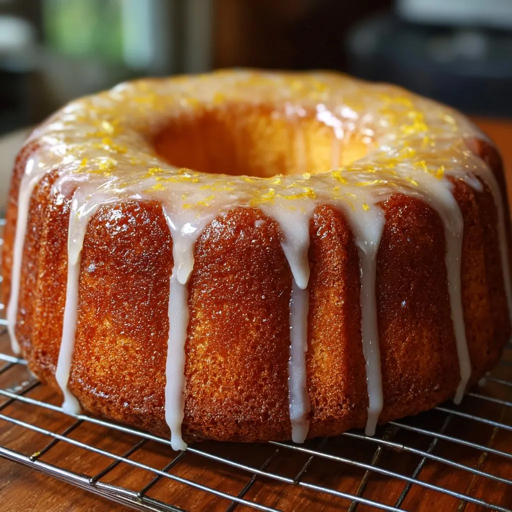 Moist Lemon Curd Cake with Glaze 1 Moist Lemon Curd Cake with Glaze