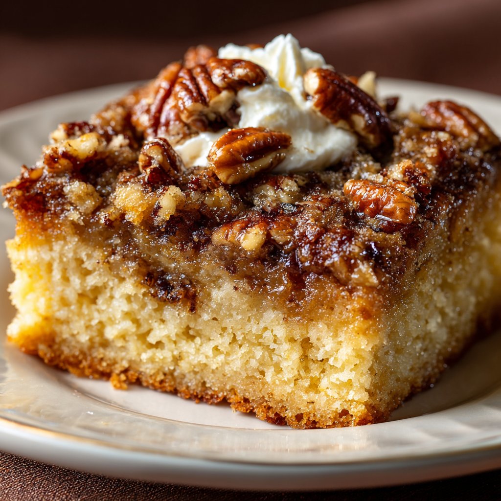 Gooey Butter Pecan Cake Recipe