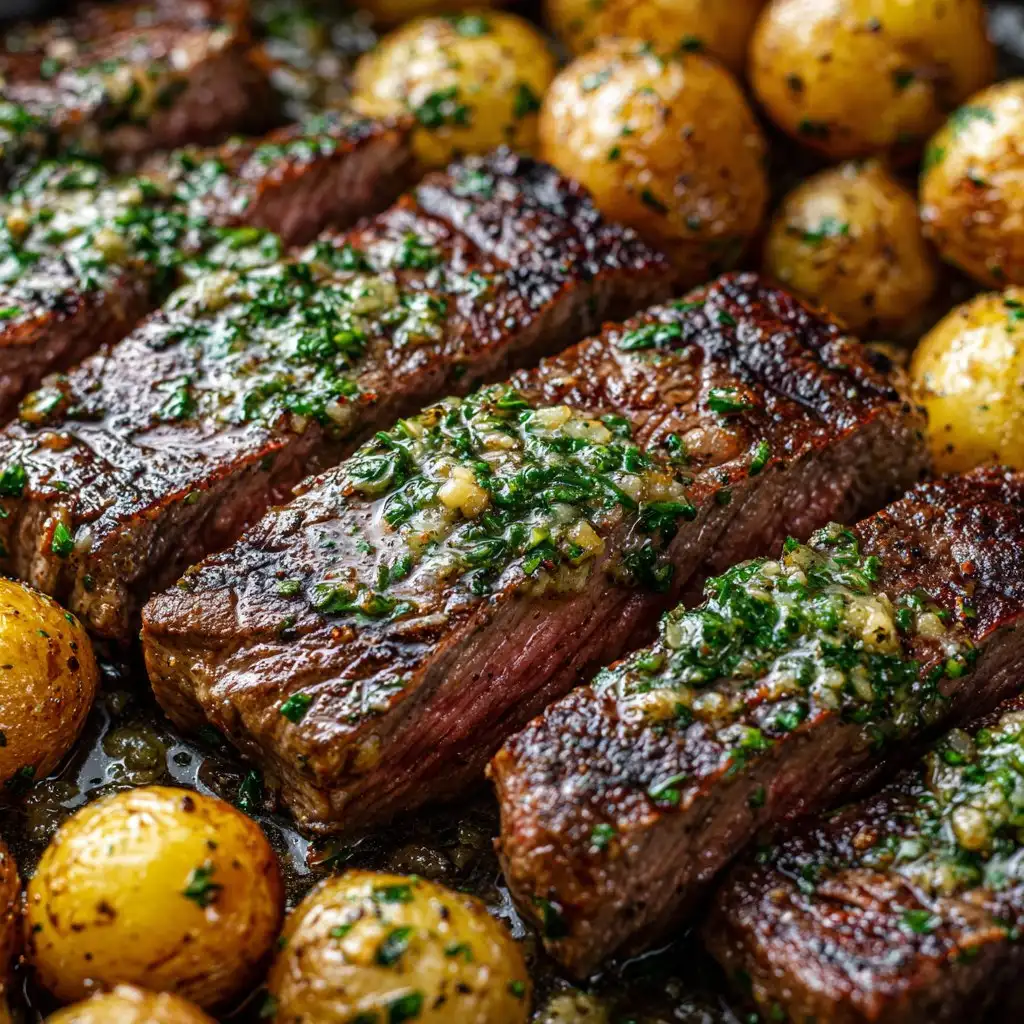 Garlic Butter Steak and Potatoes Skillet 1 Garlic Butter Steak and Potatoes Skillet