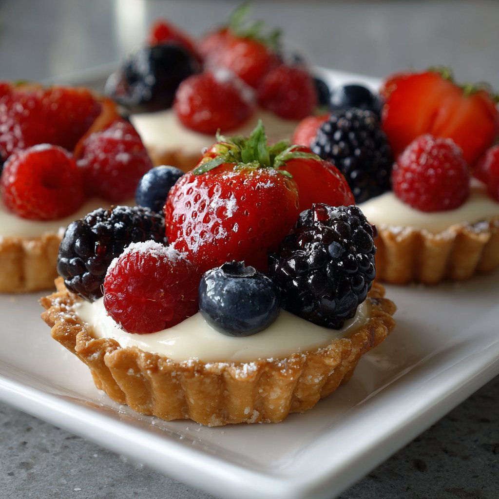 Cream Cheese Fruit Tartlets (Mini Size)