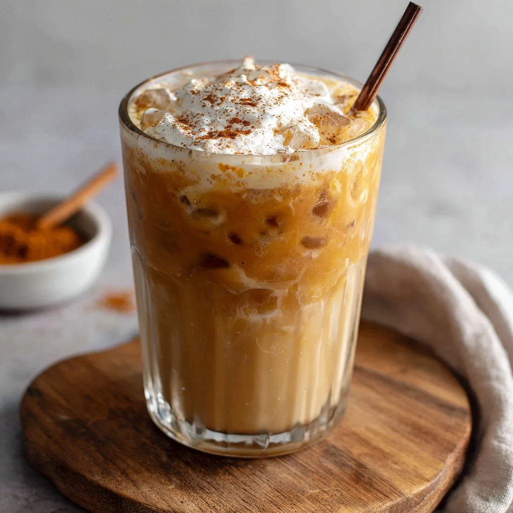 Homemade Iced Pumpkin Chai Latte 1 Homemade Iced Pumpkin Chai Latte